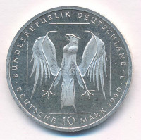 Német Szövetségi Köztársaság 1990J 10M Ag '800 éves a Német Lovagrend' T:PPFRG 1990J 10 Mark Ag '800th Anniversary of The Teutonic Order' C:PPKrause KM#176