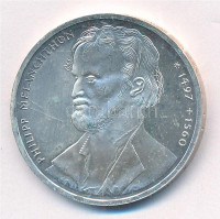 Németország 1997J 10M Ag '500 éve született Philipp Melanchthon' T:1- patina Germany 1997J 10 Mark Ag '500th Birth Anniversary - Philipp Melanchthon' C:AU patina Krause KM#189.1