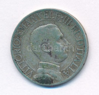 Olaszország 1908R 1L Ag 'III. Viktor Emánuel' T:3 patinaItaly 1908R 1 Lira Ag 'Vittorio Emanuele III' C:F patinaKrause KM#45