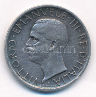 Olaszország 1927R 5L Ag 'III. Viktor Emánuel' T:2 patina Italy 1927R 5 Lire Ag 'Vittorio Emanuele III' C:XF patina Krause KM#67.1