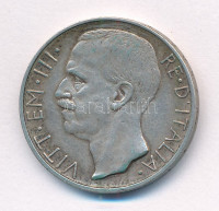 Olaszország 1927R 10L Ag 'III. Viktor Emánuel' T:2,2- patina, phItaly 1927R 10 Lire Ag 'Vittorio Emanuele III' C:XF,VF patina, edge errorKrause KM#68