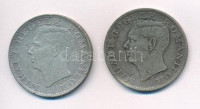 Románia 1944. 500L Ag 'I. Mihály' T:2,2- patina, egyik hajlott Romania 1944. 500 Lei Ag 'Mihai I' C:XF,VF patina, one is bent Krause KM#65