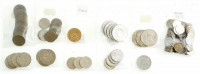 Románia. Kis doboznyi (~138db) vegyes érme tétel névérték szerint válogatva T:vegyesRomania. Small box of mixed coins sorted by denomination (~138pcs) C:mixed