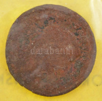 Római Birodalom / Alexandria / I. Constantius caesarként 293-303. AE Follis információs lappal T:3Roman Empire / Alexandria / Constantius I as Caesar 293-303. AE Follis with information sheet C:F