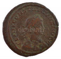 Római Birodalom / Alexandria? / II. Constantius 333-335. AE Follis (1,65g) T:3Roman Empire / Alexandria? / Constantius II 333-335. AE Follis 'FL IVL CONSTANTIVS NOB C / [GLORI] A EXERCITVS [?]' C:F