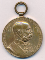 1898. 'Jubileumi Emlékérem a Fegyveres Erő Számára / Signum memoriae (AVSTR)' bronz kitüntetés mellszalag nélkül T:1-Hungary 1898. 'Commemorative Jubilee Medal for the Armed Forces' bronze decoration without ribbon C:AU NMK 249.