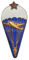 Szovjetunió DN Ejtőernyős zománcozott fém T:1-Soviet Union ND Paratrooper enamelled metal C:AU