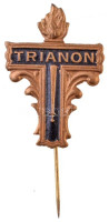 ~1930. 'Trianon' festett Br kitűző (31x21mm) T:2