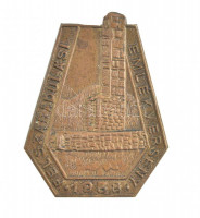 1958. 'Felszabadulási Emlékverseny 1958' bronz emlékjelvény (30x24mm) T:1-