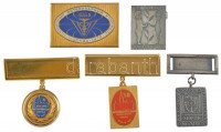 Vegyes 5db-os magyar, jugoszláv, osztrák és szovjet orvosi kongresszus résztvevői jelvény tétel T:1-,2Mixed 5pcs of Hungarian, Yugoslavian, Austrian and Soviet Medical Congress participant badges C:AU,XF