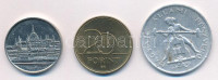 2003. 20Ft Cu-Ni 'Deák' + 1948. június 11. 'Magyar Állami Pénzverő - Budapesti Nemzetközi Vásár' Al emlékérem (32mm) + 1994. 'Első választó' kétoldalas fém emlékérem (25mm) T:1-,2 patina, ph
