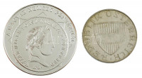 DN 'A magyar nemzet pénzérméi - Az első magyar feliratú pénz 1848-1849' Ag emlékérem (10,37g/0.999/35mm) + Ausztria 1958. 10Sch Ag T:PP,2