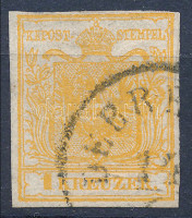 1850 1kr HP narancsokker 'DEBRE(CZEN)'