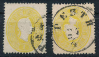 1861 2 eltérő színárnyalatú 2kr