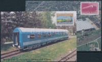 1996/9-10 70 éves a MÁV Dunakeszi Járműjavító Üzeme 8 darabos emlékív garnitúra (52.500)