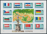 1977 Európa transzkontinentális vízi útja: a Duna-Majna-Rajna vágott blokk (25.000)