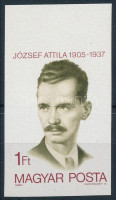 1980 József Attila ívszéli vágott bélyeg