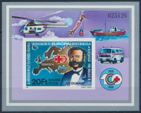 1981 Vöröskereszt (I.) vágott blokk