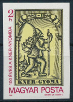 1982 100 éves a Kner Nyomda vágott bélyeg