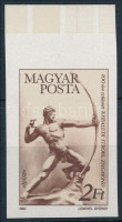1984 Kisfaludi Strobl Zsigmond ívsarki vágott bélyeg