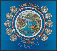 1985 Európai Biztonsági és Együttműködési Értekezlet (IX.) - Kulturális fórum, Budapest - vágott blokk