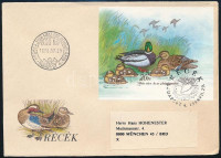 1987 Récék vágott blokk FDC-n (8.000)