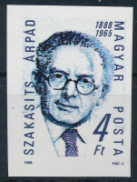 1988 Szakasits Árpád vágott bélyeg
