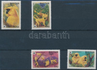 1984 WWF Arany langúr sor Mi 840-843 + 4 CM + 4 FDC-n