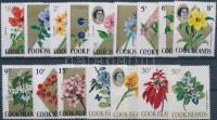 1967 Virágok sor, záróértékek nélkül Mi 152-167 x