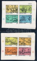 1978 Szocfilex (III.) 9 db kisív + 1978 Capex 9 db kisív + 1978 Történelmi vitorláshajók 10 db blokkpár (12.300)