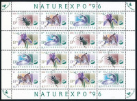 1996 NATUREXPO 5 db teljes ív (12.500)