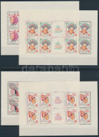 1977 Nemzetközi bélyegkiállítás kisívsor Mi 2387-2390 II