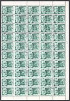 1954 Tudósok 2Ft 140 db bélyeg ívdarabokban (28.000)