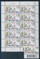2008 Europa CEPT: A levélírás ívszéli bélyeg + kisív Mi 615