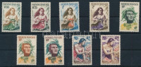 1958 Polinézek sor Mi 1-9