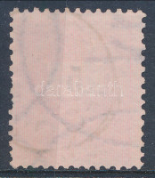 1889 5kr alapvonalkázás a hátoldalon