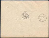 1930 Légi expressz ajánlott nyomtatvány Horthy bélyegekkel Németországba / Airmail express registered printed matter to Germany