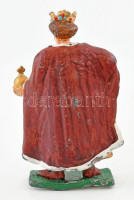 IV. Béla. Kézzel festett ólom figura, m: 8,5 cm