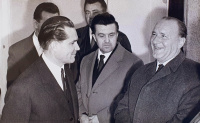 [Ismeretlen szerző]: Kádár János (Fiume, 1912 - Budapest, 1989) kommunista politikus, a Magyar Szocialista Munkáspárt vezetőjének fotográfiája.