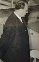 [Ismeretlen szerző]: Kádár János (Fiume, 1912 - Budapest, 1989) kommunista politikus, a Magyar Szocialista Munkáspárt vezetőjének fotográfiája.