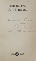 Petri György: Ami kimaradt.