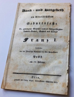 Israeliten Gemeinde: Dank- und Bittgebeth