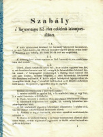 [Szerző nélkül]: Szabály a’ Magyarországon 1852 évben eszközlendő katonaujoncz-állításra.