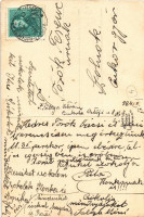 1934 Budapest XVI. Cinkota, Tanítónőképző intézet, vasútállomás + 'KEREPES-BUDAPEST KÖZVETÍTŐ MENET' bélyegzés (EK)