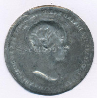 Franciaország DN (1827) 'Henri d'Artois' Sn lemezplakett (51mm) T:2-France ND (1827) 'Henri Charles Ferdinand Marie Dieudonne Duc' Sn plate plaquette (51mm) C:VF