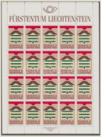 1990 Europa CEPT Postai intézmények kisív sor Mi 984-985