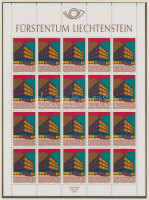 1990 Europa CEPT Postai intézmények kisív sor Mi 984-985