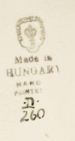 Fischer Ignác, kutyás bonbonier, kopott, minimális lepattanásokkal, jelzett, 15x10x13,5 cm cm