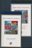 2001 Turizmus 2 db bélyegfüzet Mi 1980-1989