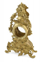 Bronz óratok, jelzés nélkül, öntött bronz, hibátlan, m: 37 cm